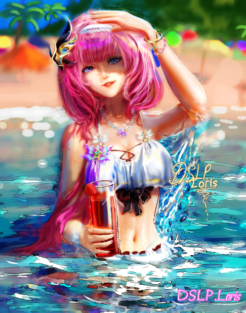 Elysia From Honkai Impact 3
