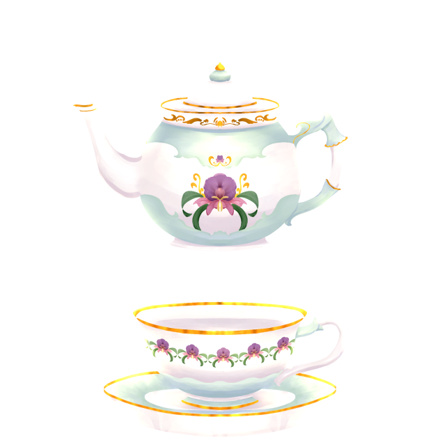 IBM2204 Tea set b wo outline
