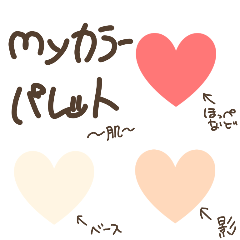 Myカラーパレット 肌 Ibispaint