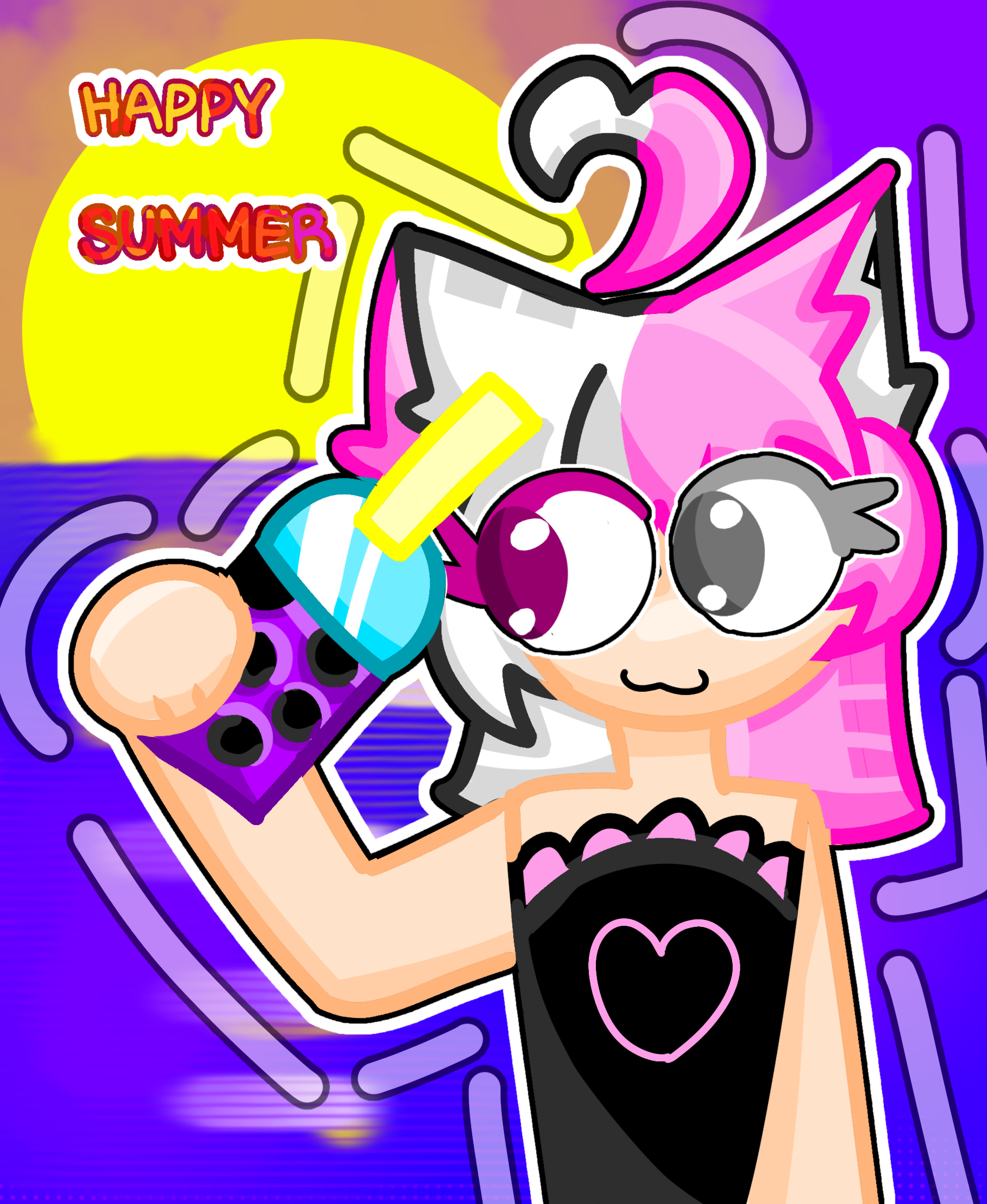 happy summer - ibisPaint