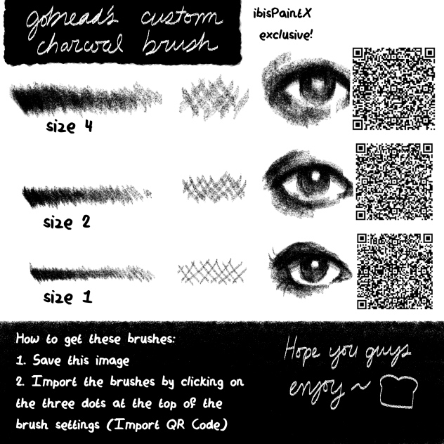 CUSTOM CHARCOAL BRUSH BY GOBREAD