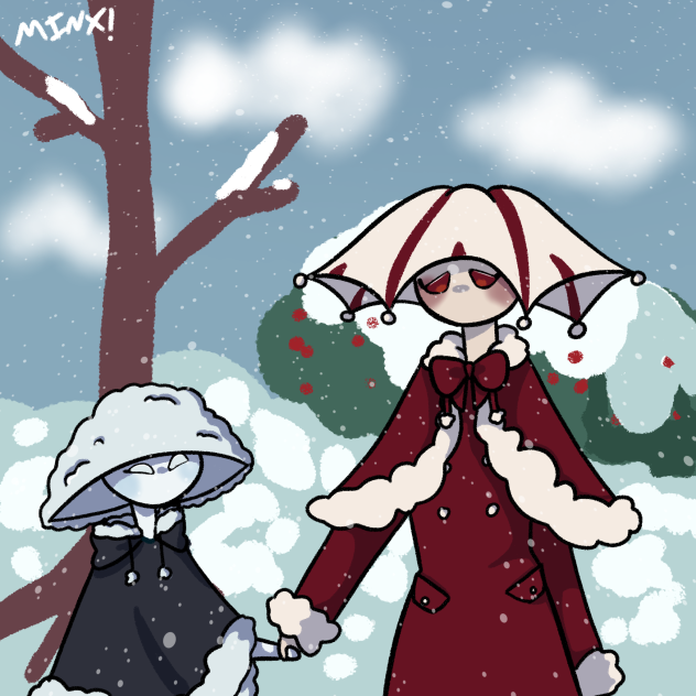 Snowy walk