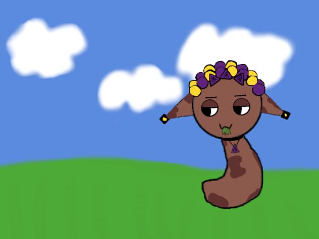 Jami likes grass