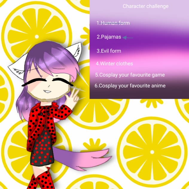 Character challenges-day two