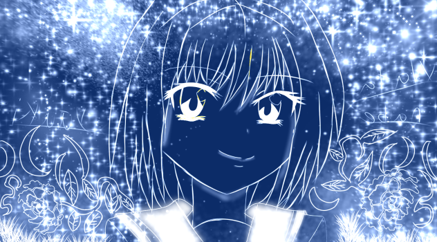 夏の夜空に