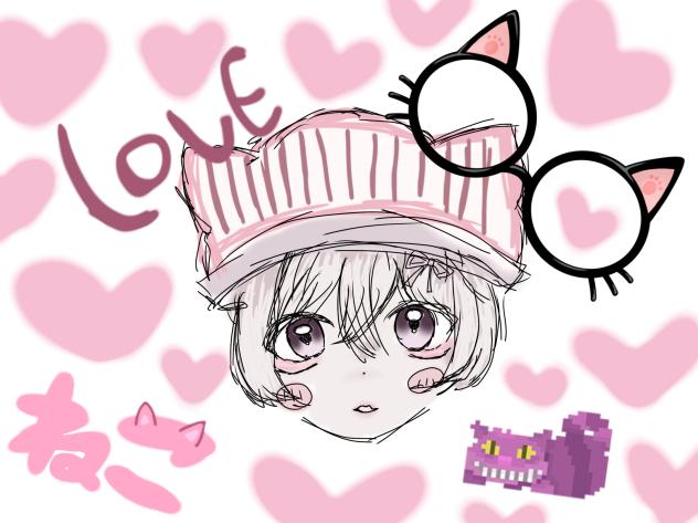 落書き風