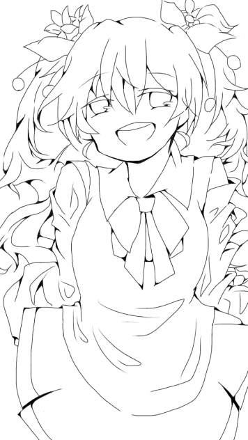 初音ミク  線画