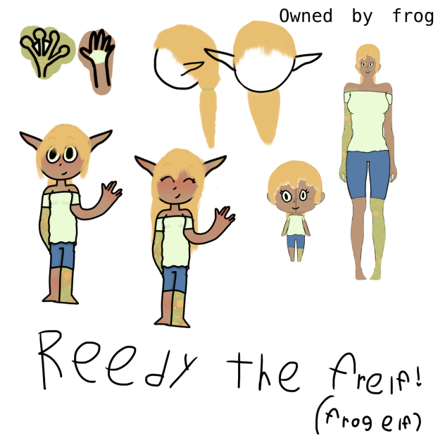 Reedy character design!