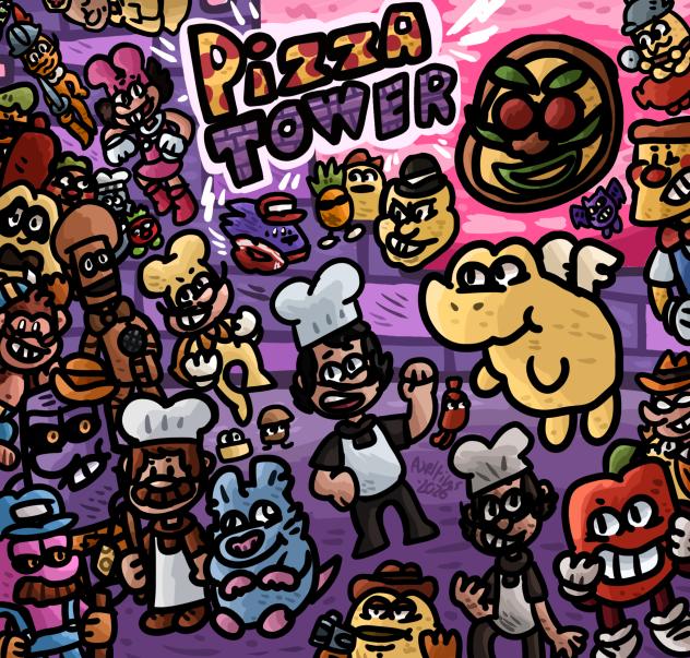 pizza tower fanart