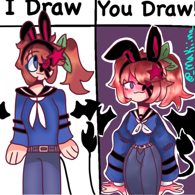 •Lazy Devil• I draw you draw collab