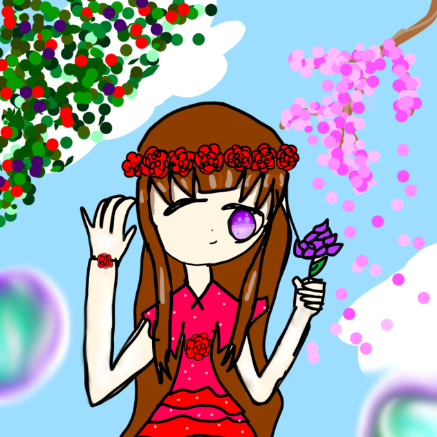 The meadow of bubbles - ibisPaint