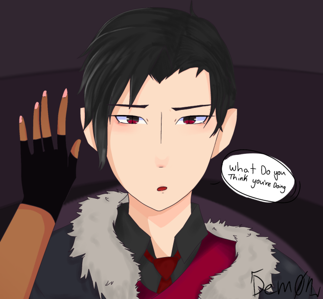 Lucifer being Kabedon
