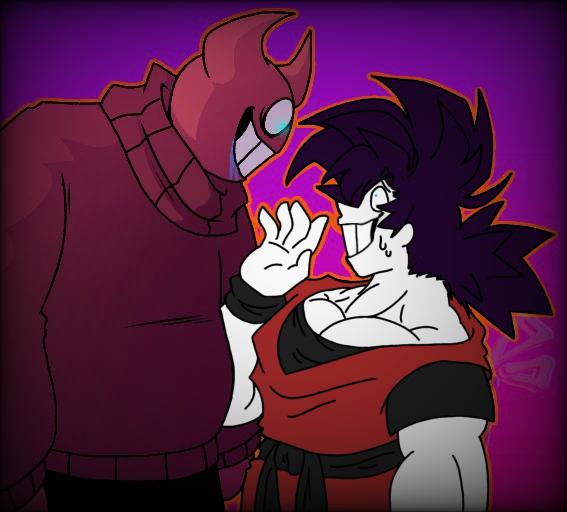 Saiyan Bob meets Original Bob (My AU)