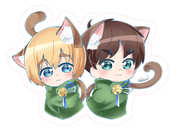 Eremin エレン アルミン Cats neko