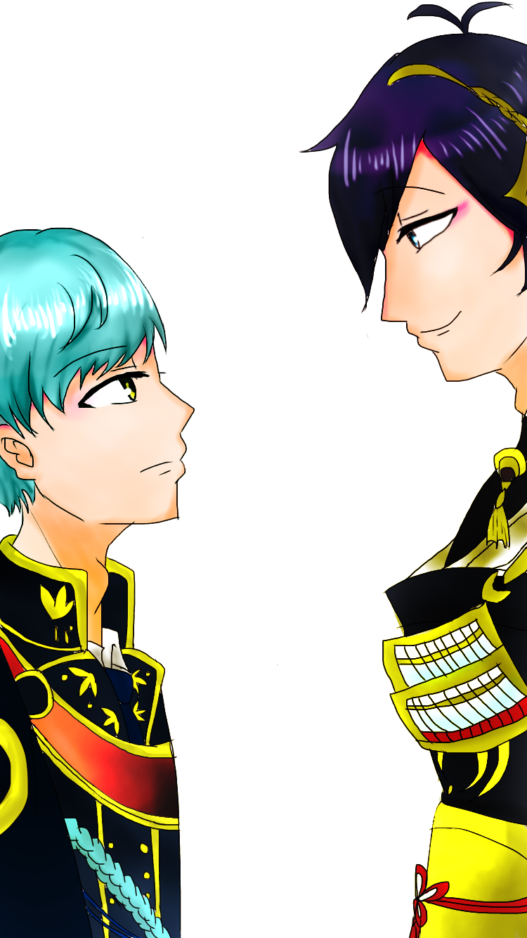 睨み合い Ibispaint