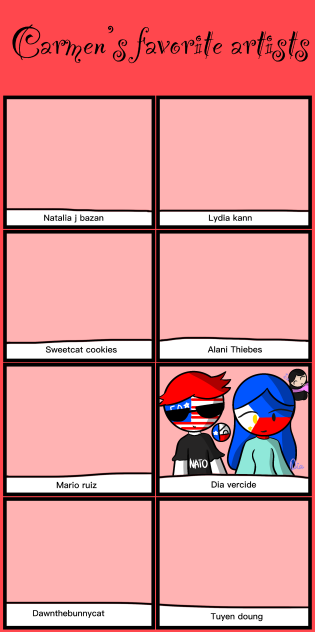 Carmen's fav artists