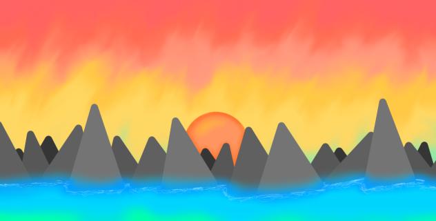sunset - ibisPaint