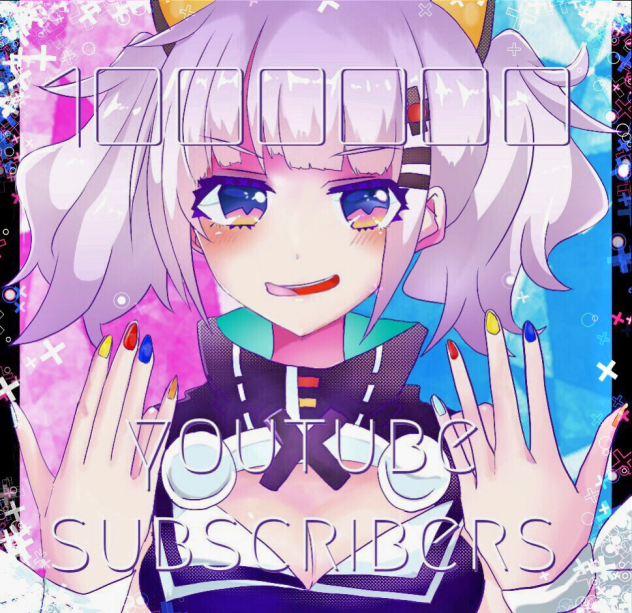 輝夜月ちゃん100万記念絵