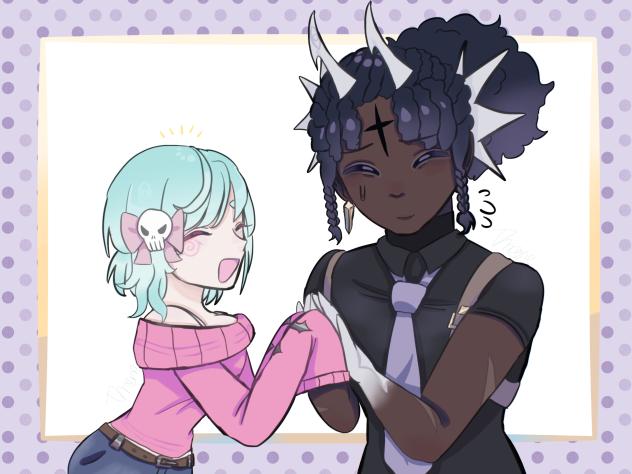 Lily and Wambui (^▽^)