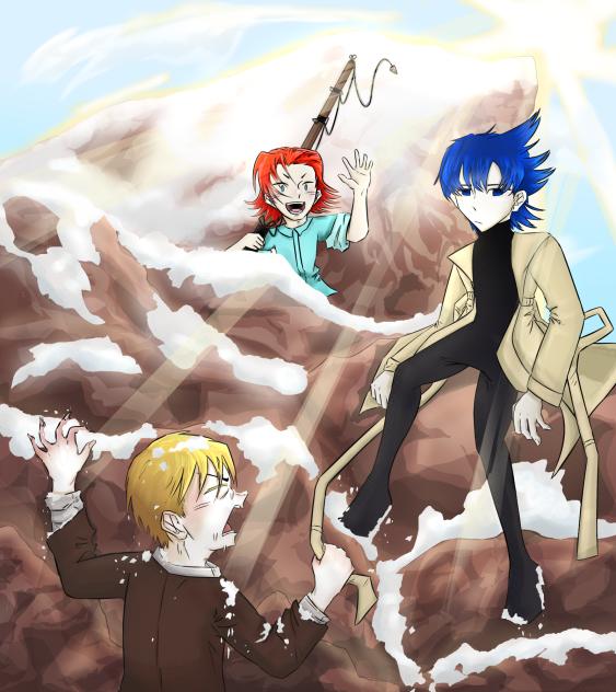 Climbing a mountain