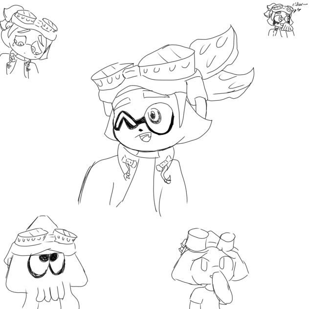 Goggles sketches