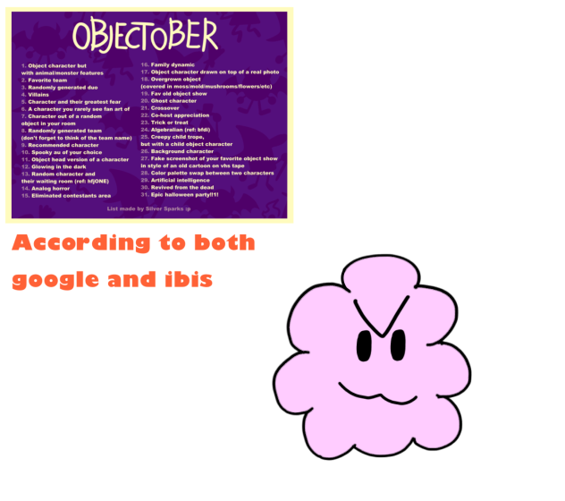 OBJECTOBER CHALLENGE WOOOOOOHOOOOOOOOOOO