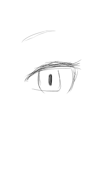 目の描き方 練習