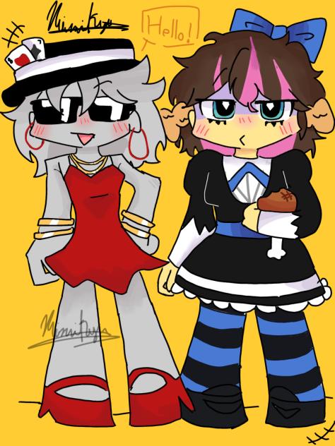 Forsaken x panty and stocking!!