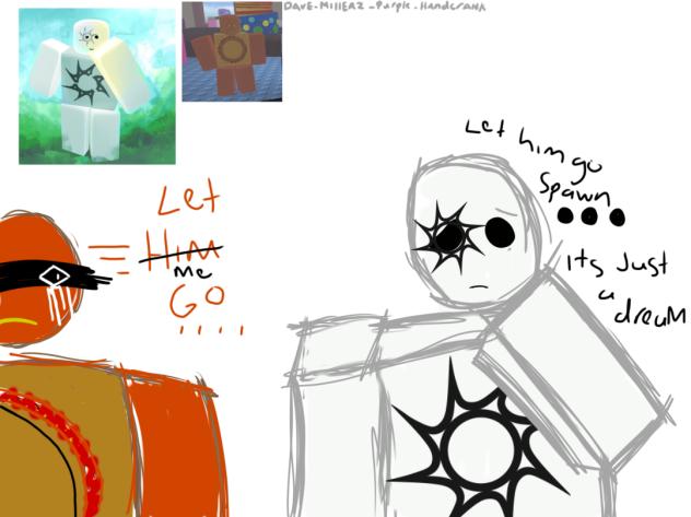 Fire ring and broken spawn