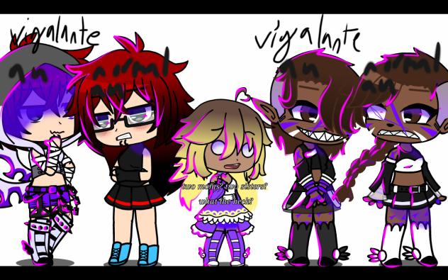 Vigilante AU meets normal AU