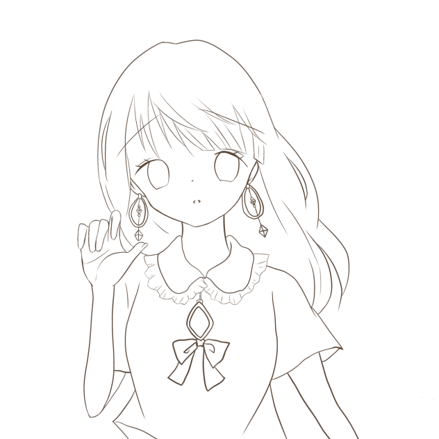 しろくまの塗り絵2