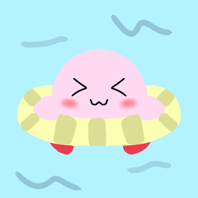 浮き輪カービィ！