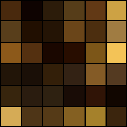 Brown colour palette. Free to use!