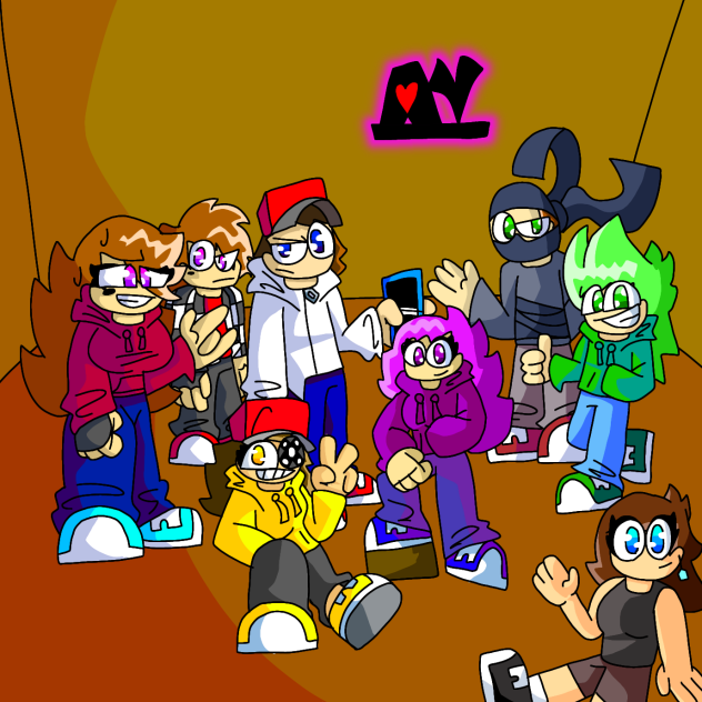 Me and (most of) my friends