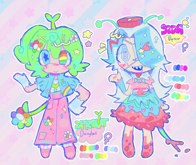 DRAW THEM IN YOUR STYLE!🍭🌱