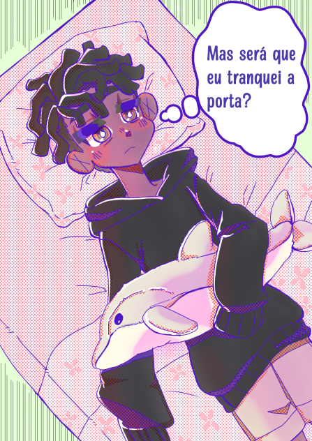 Boy and dolphin
