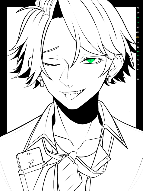 生意気（塗り絵）