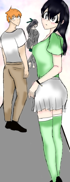 I tried to draw…(￣^￣) 私は絵を描こうとしました...