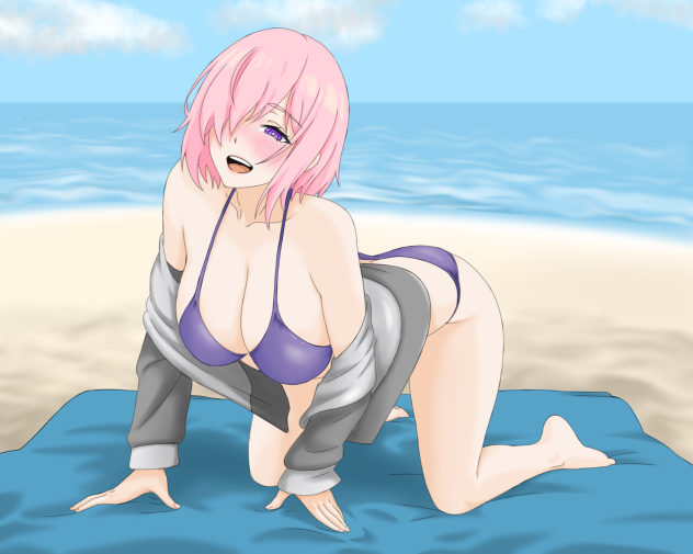 Mash kyrielight (bikini) fog