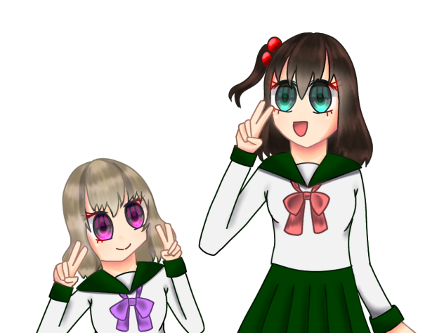 写真撮る時とりあえずピースするね