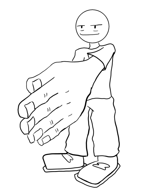 firm handshake