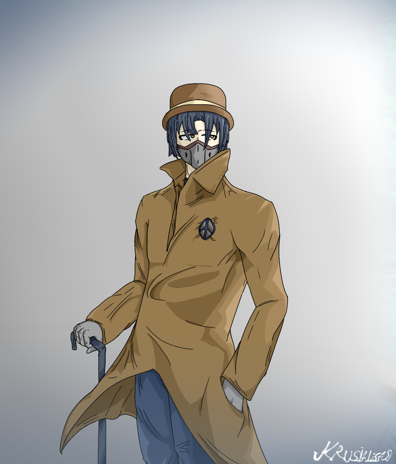 Old style guy, not old man - ibisPaint