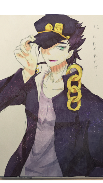 【ジョジョ】落書きに色つけただけ