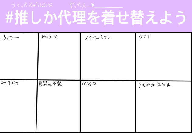 初めてのテンプレ