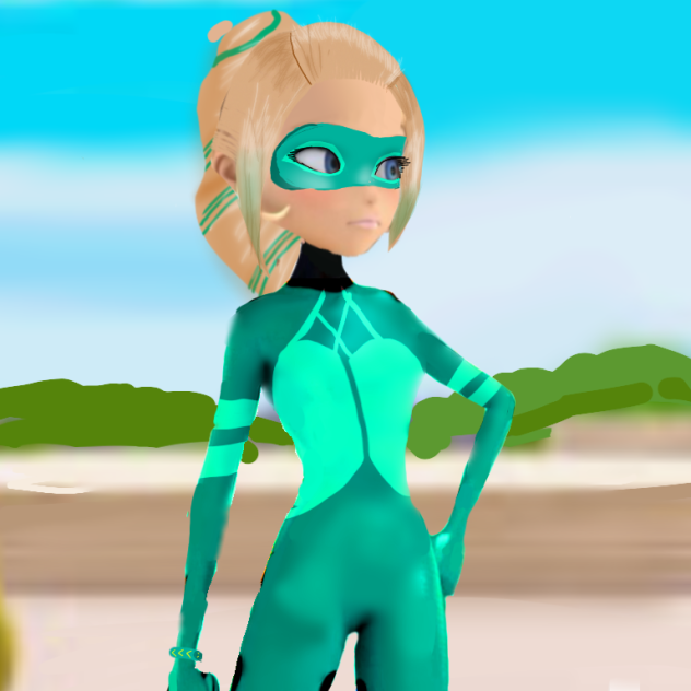 Chloe with snake miraculous