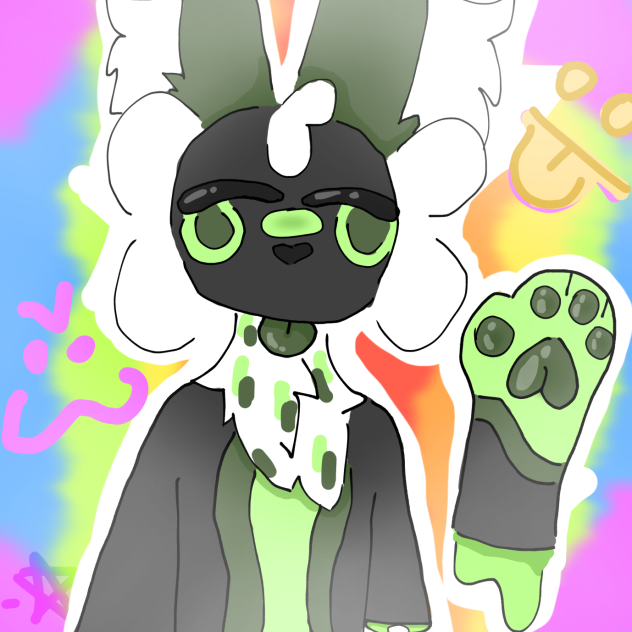 My silly fursona child