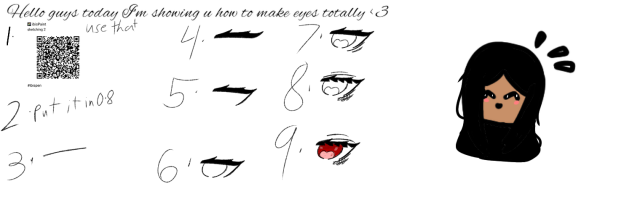how to make a normal eye