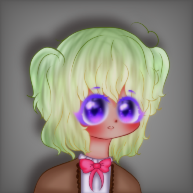 Normal drawing with ugly hair shading