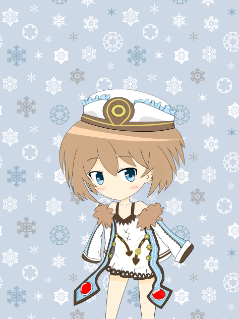 アイビスペイントで推しキャラ アニメ「ネプテューヌ」に登場するキャラ 「ブラン」