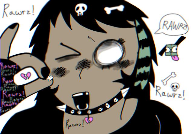 RAWRZ! emoscenecore gurl lost her teeth